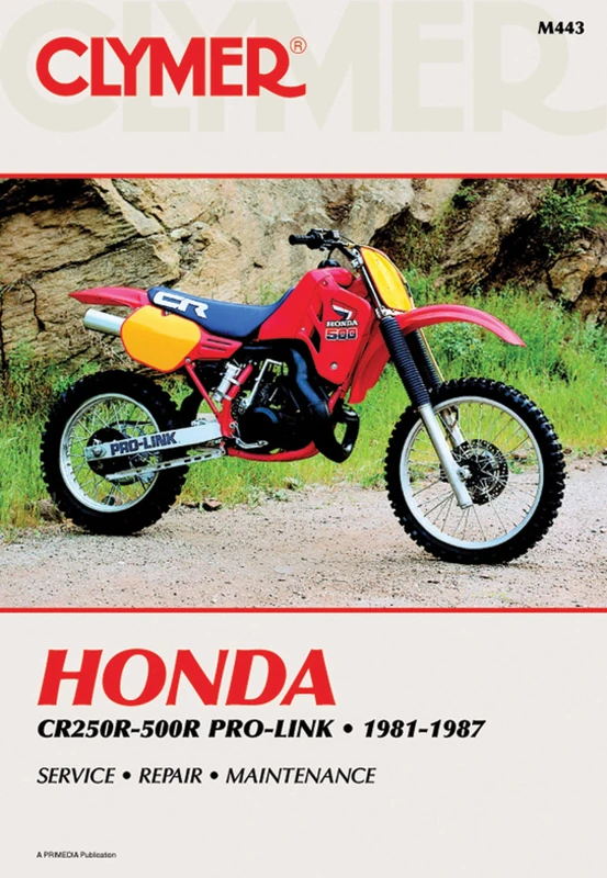 Honda CR250-500R Prolink, 1981-87: Clymer Workshop Manual