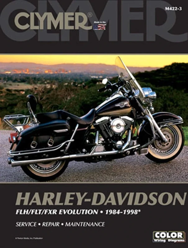 Harley-Davidson Road King, Electra, Tour Glide, Low Rider Motorcycle (1984-1998) Clymer Repair Manual (CLYMER MOTORCYCLE REPAIR)