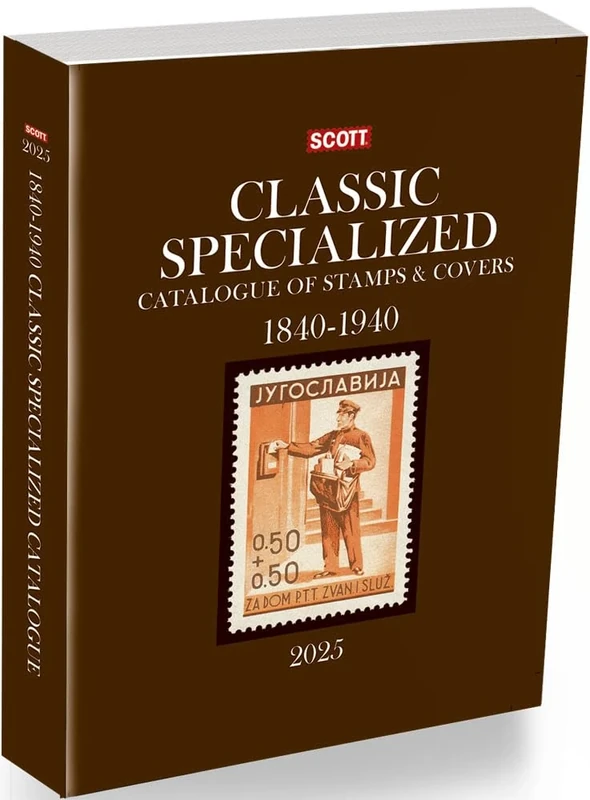 2025 Scott Classic Specialized Catalogue of Stamps & Covers 1840-1940: Scott Classic Specialized Catalogue of Stamps & Covers (World 1840-1940) (Scott Stamp Postage Catalogues) - Image 1
