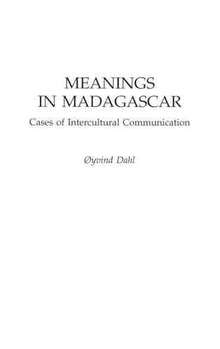 Meanings in Madagascar: Cases of Intercultural Communication - Image 1