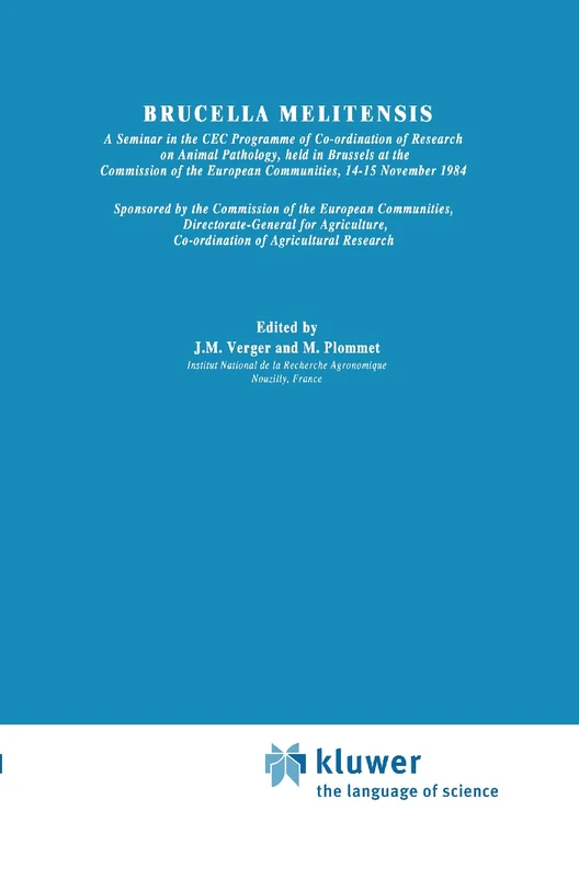 Brucella Melitensis: 32 (Current Topics in Veterinary Medicine, 32)