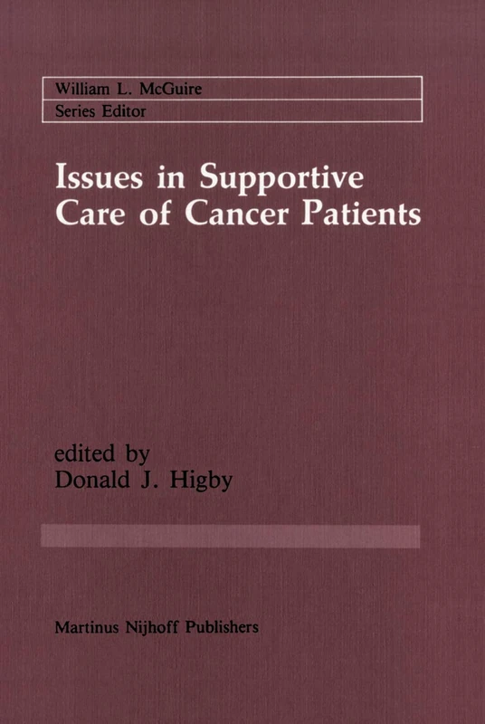 Springer Issues in Supportive Care of Cancer Patients - Vol 30