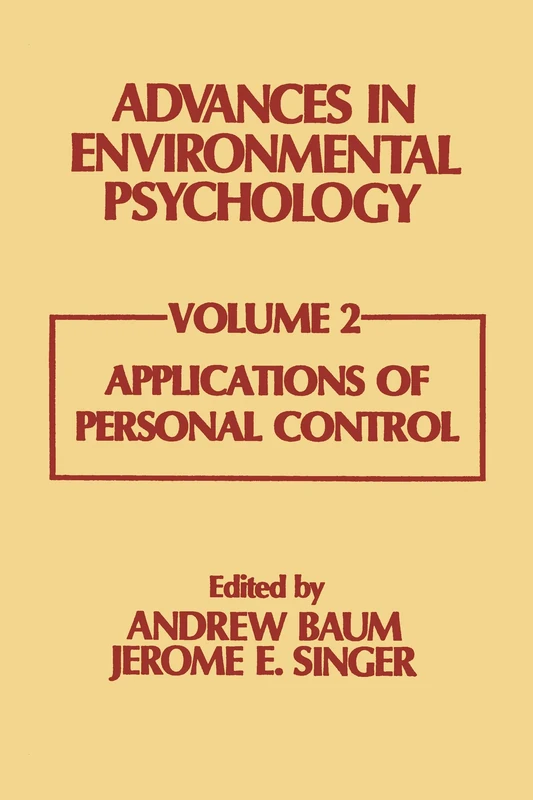Advances in Environmental Psychology: Volume 2: Applications of Personal Control - Image 1