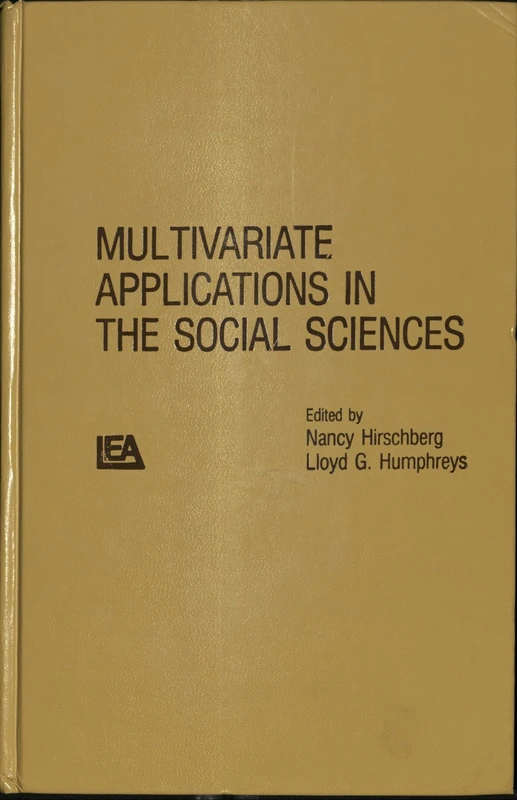 Psychology Press - Multivariate Applications in Social Sciences