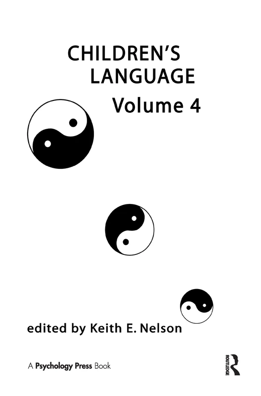 Psychology Press Children's Language: Volume 4: 004 Book