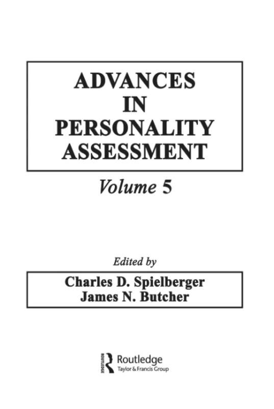 Advances in Personality Assessment: Volume 5