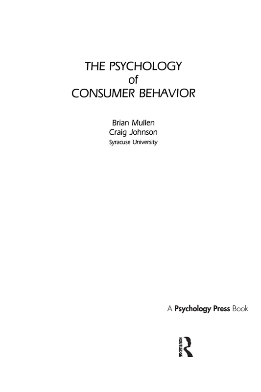 The Psychology of Consumer Behavior