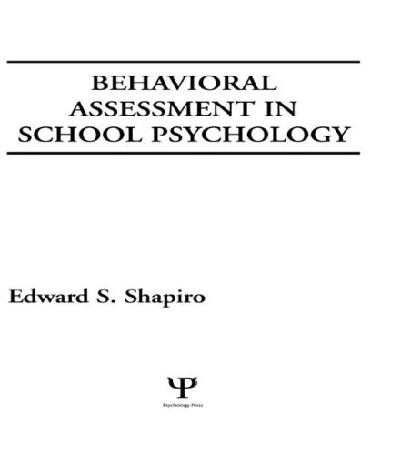 Routledge Behavioral Assessment in School Psychology Book