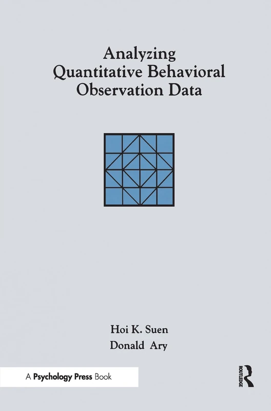 Analyzing Quantitative Behavioral Observation Data - Image 1