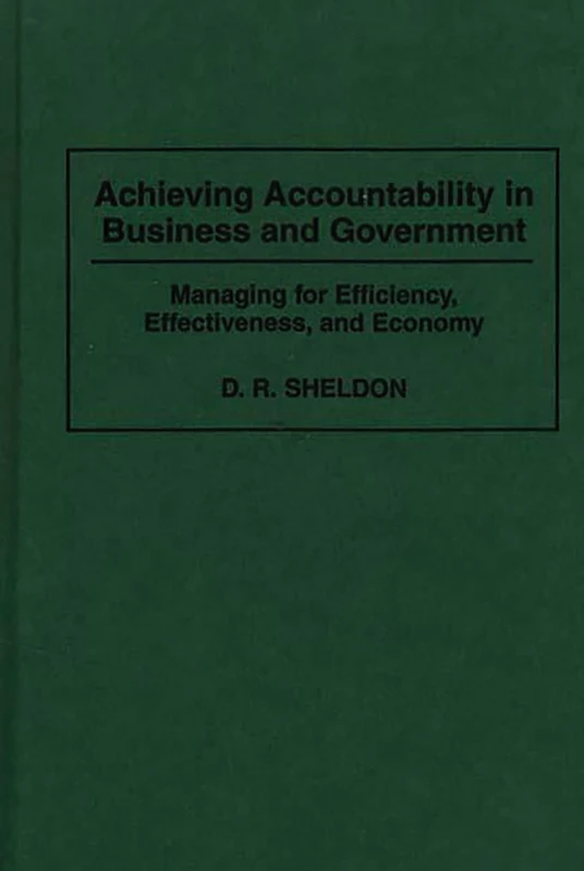 Achieving Accountability in Business and Government: Managing for Efficiency, Effectiveness, and Economy - Image 1