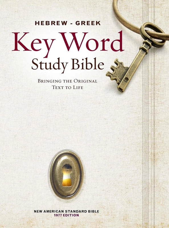 NASB Hebrew-Greek Key Word Study Bible: New American Standard Bible, Wider Margins (Key Word Study Bibles)