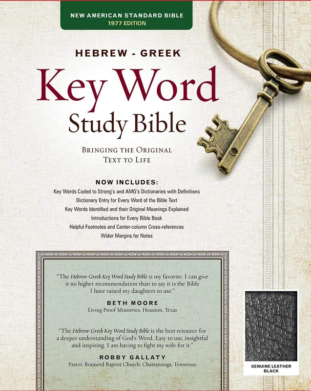 Hebrew-Greek Key Word Study Bible-NASB: Key Insights Into God's Word (Key Word Study Bibles)