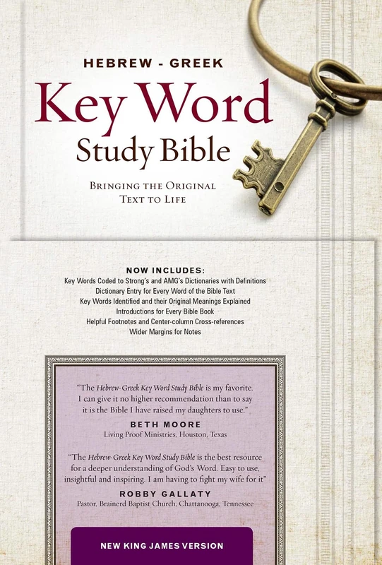 NKJV Hebrew-Greek Key Word Study Bible (Key Word Study Bibles): New King James Version, Key Insights into God's Word