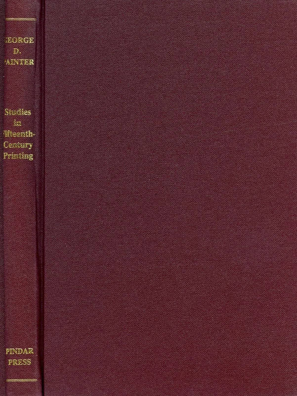 Studies in Fifteenth-century Printing: 3 (Studies in the History of Printing)