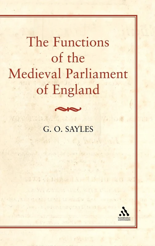 Functions of the Medieval Parliament of England
