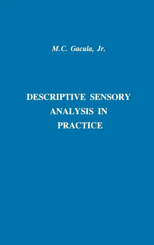 Wiley-Blackwell Descriptive Sensory Analysis in Practice