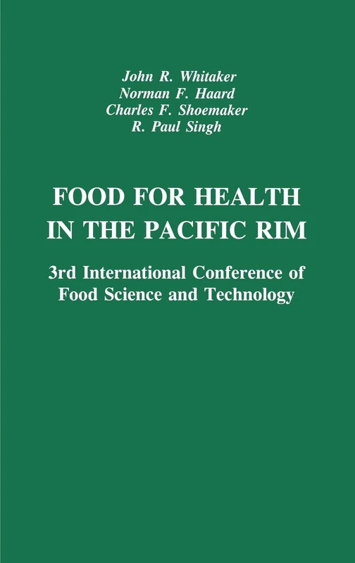Wiley-Blackwell Food for Health in the Pacific Rim Book