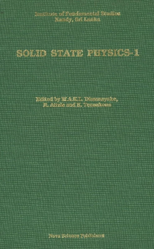 Solid State Physics: Proceedings of the First International Symposium on Solid State Physics Held in Sri Lanka on April 20-25, 1987 No. 1 - Image 1