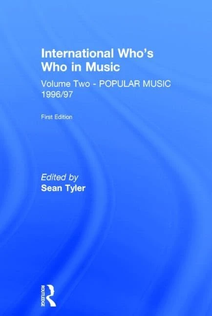 Intl Whos Who Popular Music E1: Popular Music : 1996/97: 2 (Europa International Who's Who in Popular Music)