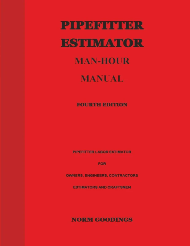 PIPEFITTER ESTIMATOR MAN-HOUR MANUAL - Image 1