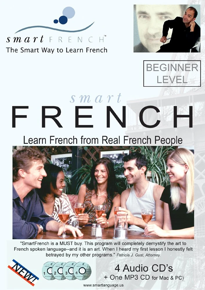 SmartFrench Audio CDs Beginner - Learning French From Real French people