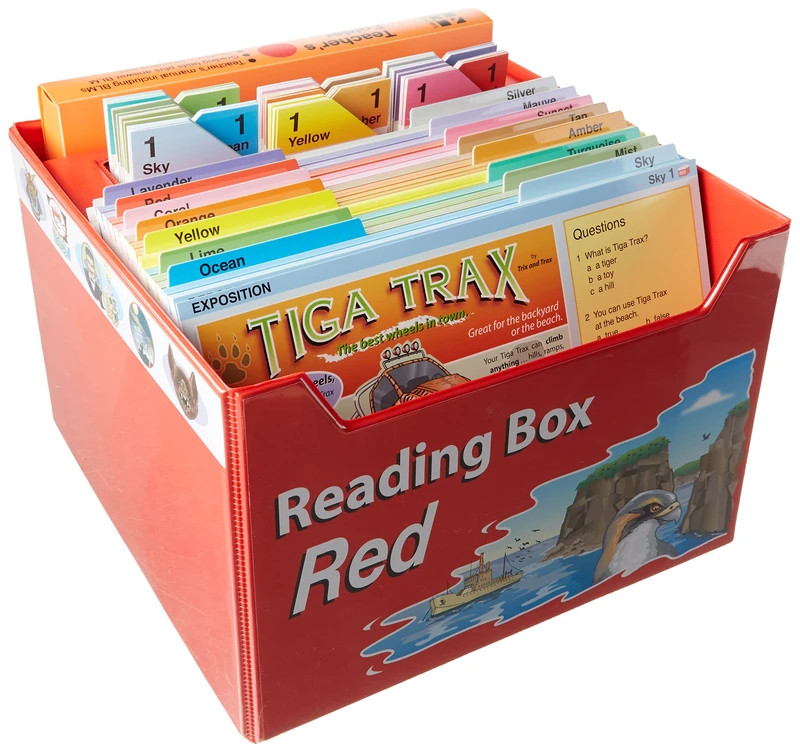 Red Level Reading Box Reading Ages 7 -13.9 (The Reading Box) - Image 1