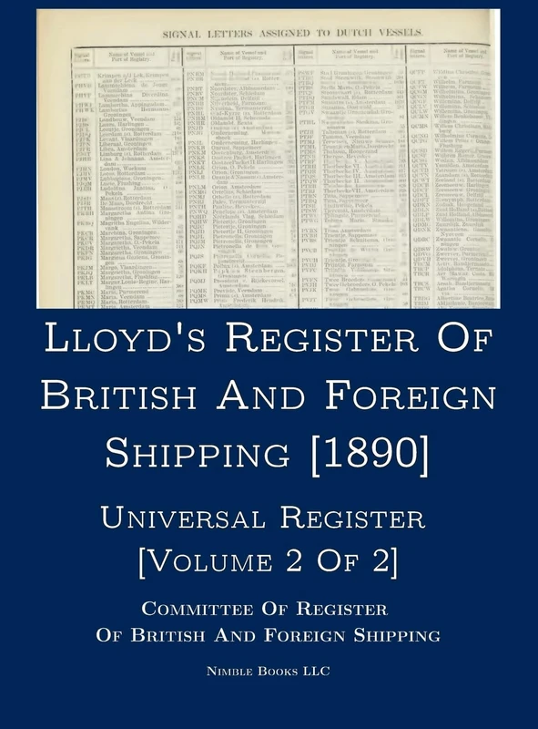 Lloyd's Register of British and Foreign Shipping [1890]: Universal Register [Volume 2 of 2]: 4 (In the Year 1890)