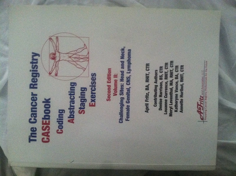 Cancer Registry CASEbook, Volume II