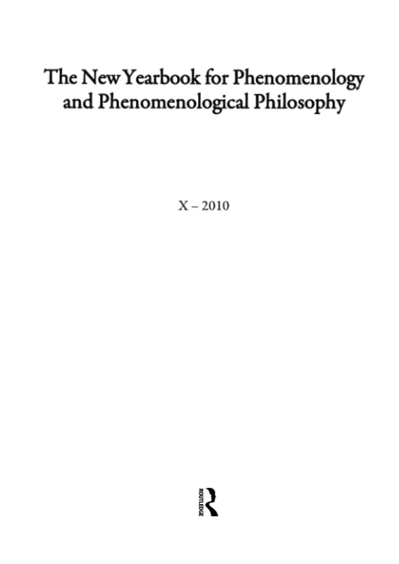 The New Yearbook for Phenomenology and Phenomenological Philosophy: Volume 10