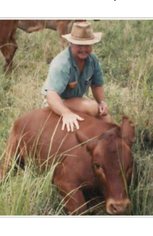 Hombre, Ganado y Pastizal