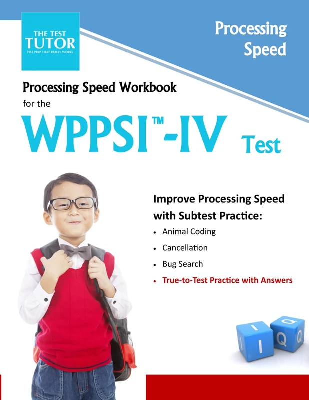 Processing Speed Workbook for the WPPSI-IV
