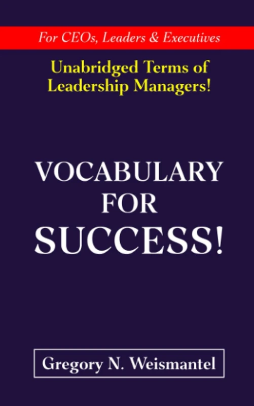 Unabridged Terms of High-Growth CEOs, "Vocabulary for Success" - Image 1