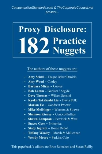 Proxy Disclosure: 182 Practice Nuggets - Image 1