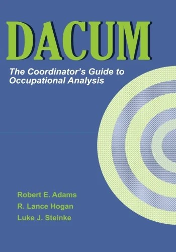 DACUM The Coordinator's Guide to Occupational Analysis - Image 1