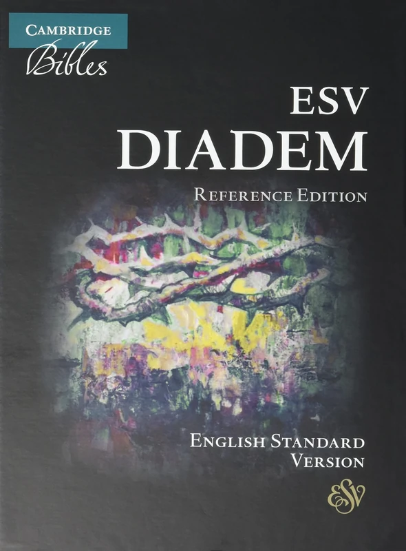 ESV Diadem Reference Edition, Black Calf Split Leather, Red-letter Text, ES544:XR