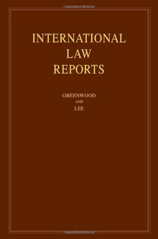 International Law Reports: Volume 198