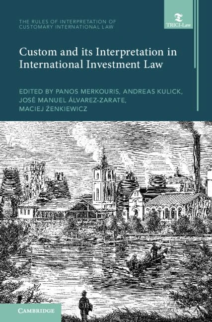 Custom and its Interpretation in International Investment Law: Volume 2 (The Rules of Interpretation of Customary International Law, Series Number 2)