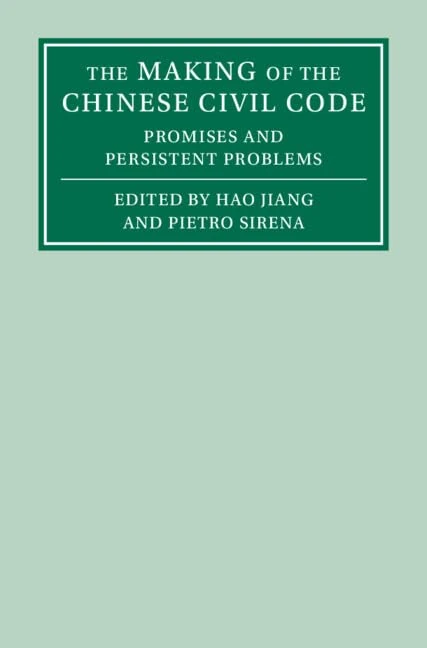The Making of the Chinese Civil Code: Promises and Persistent Problems