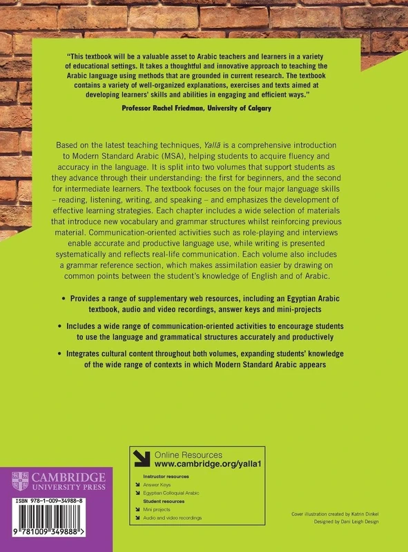 Yallā Part One: Volume 1: A Beginner's Textbook of Modern Standard Arabic