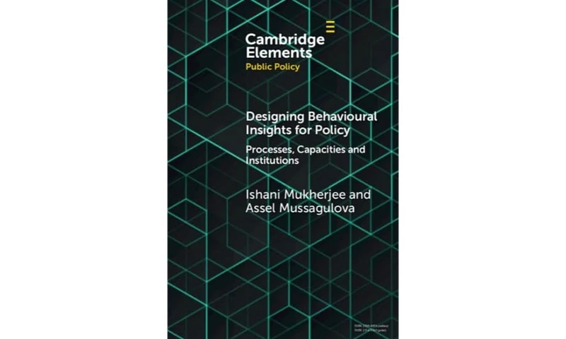 Designing Behavioural Insights for Policy: Processes, Capacities & Institutions (Elements in Public Policy)