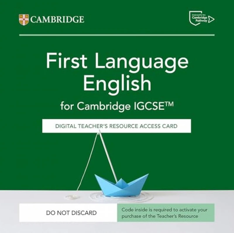 Cambridge IGCSE™ First Language English Digital Teacher's Resource Access Card (Cambridge International IGCSE)