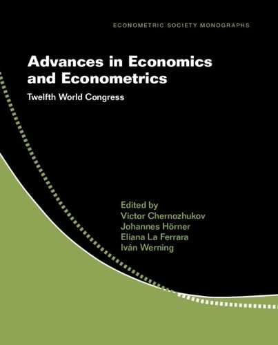 Cambridge University Press Economics and Econometrics 2 Volume Set