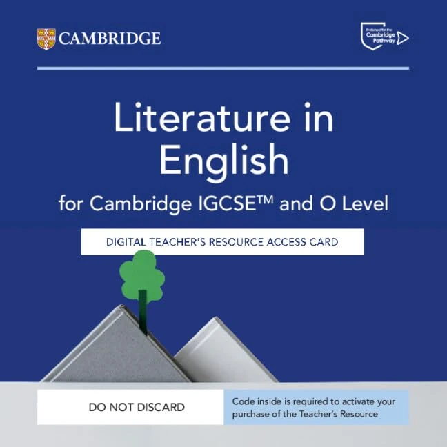Cambridge IGCSE™ and O Level Literature in English Digital Teacher's Resource Access Card (Cambridge International IGCSE)