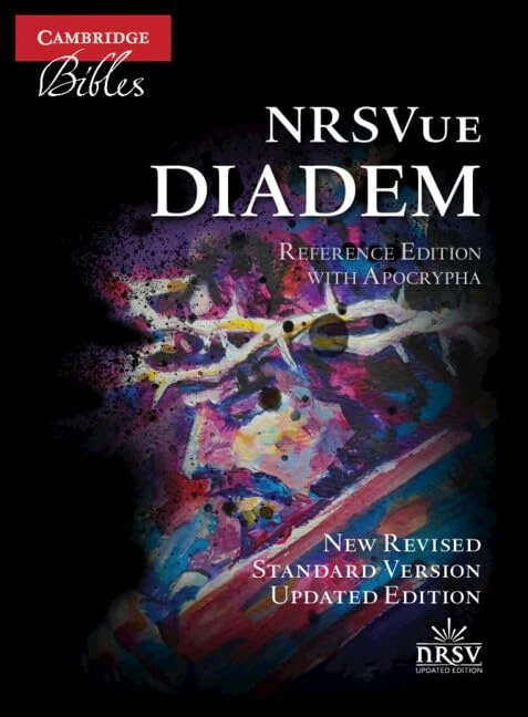 NRSVue Diadem Reference Edition with Apocrypha, Black Calf Split Leather, NR544:XA