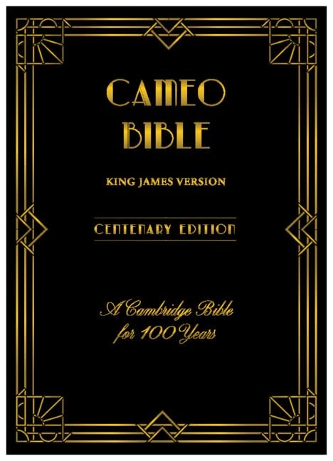 KJV Cameo Centenary Edition, Vintage Golden Brown Calfskin Leather, Full Yapp, KJ457:XRLY