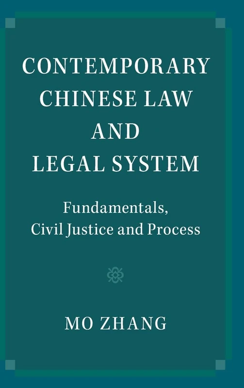 Cambridge University Press - Contemporary Chinese Law Book