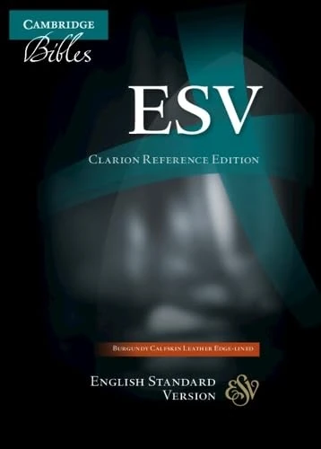 ESV Clarion Reference Bible, Burgundy Buffalo Calfskin Leather, Full Yapp, ES485:XLY