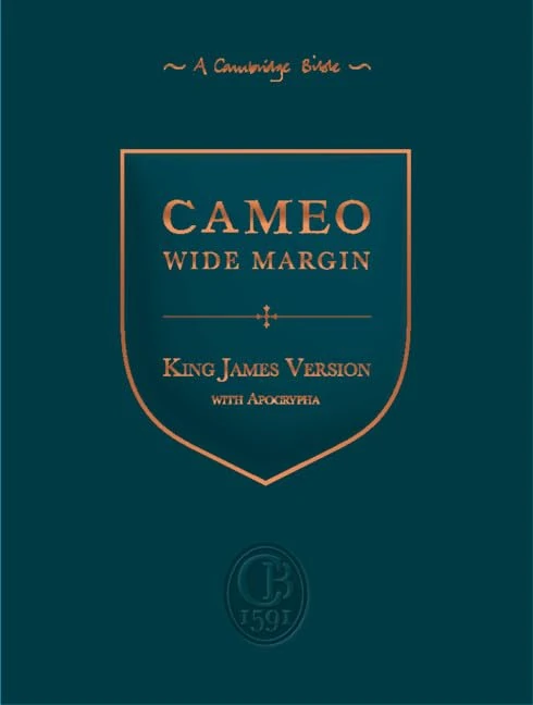 KJV Cameo Wide Margin Reference Edition with Apocrypha, Red Goatskin Leather, KJ456:XRMEA KJV Cameo Wide Margin Reference Edition with Apocrypha, Red Goatskin Leather, KJ456:XRMEA