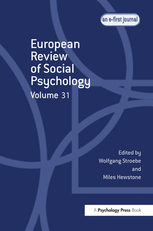 Routledge European Review of Social Psychology: Volume 31 - Image 1