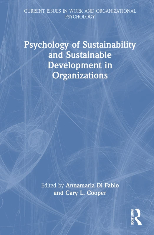 Psychology of Sustainability and Sustainable Development in Organizations (Current Issues in Work and Organizational Psychology)